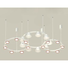 Ambrella Light Acrylic lamp, XR92082020, GX53 LED 12 W, white sand, pink gold, white matte