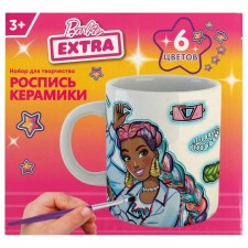 Mug for the Barbie painting (paints, brush)