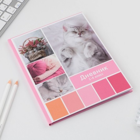 School 1-4 Diary “September 1: Favorite pets”, solid cover 7BC, glossy lamination, 48 sheets-1