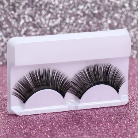 Eyelashes “individuality”, without glue, black color-1