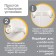 A set of locks for doors and boxes, flexible, 17 cm, 2 pcs., Perekal/white color, crumb I