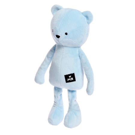 Soft toy "Bear George", 33 cm, blue color-1