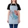 Apron kitchen with a photo print "with love", adjustable, size OS