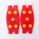 Ice toes on the toe, 5 spikes, universal, red
