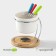 Fondu Ceramic Bellatenero Fondu, 5 items: a bowl 250 ml, stand, 4 skewers, white color¶