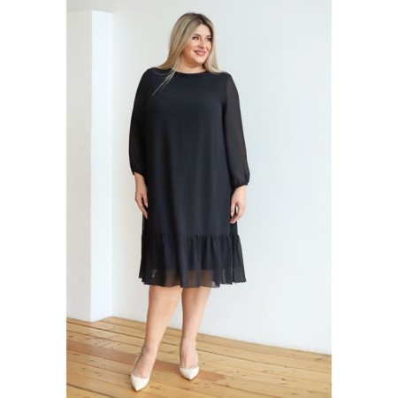 Women's dress, size 56, coal color-2