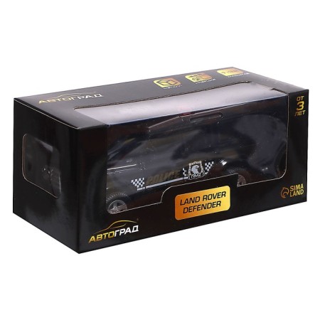 Metal machine Land Rover Defender, 1:32, Inertia, Police-4