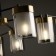 Suspended lamp Freya Fr5432PL-08BBS Lora, 440x440 mm, E14, 8x40W, black color and brass