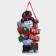 Decorative luminous jewelry (suspension) "Snowman" 32x23 cm