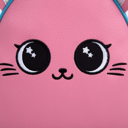 Baby backpack for girls embroidery "Kitik", rn. 23x20.5cm-3