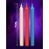 Set of candles for BDSM, 3 pcs, low -temperature, 19 cm each
