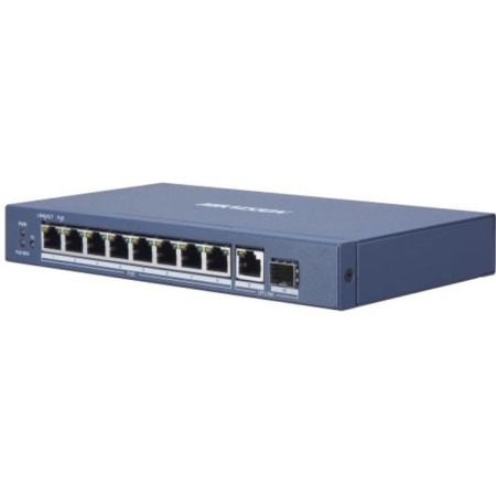 Hikvision DS-3E0510P-E switch, uncontrollable, 9x10/100/1000Base-T-1