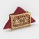 Salvetnitsa decorative "Hearts", Golden color