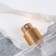 A bottle of storage C is sprayed 25ml 7.8*5.3*2.8 cm glass/plastic transparent matches of bronze roofs from
