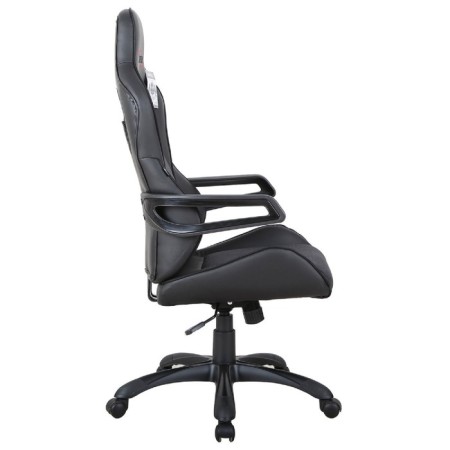 Playing armchair Brabix "Nitro GM-001", fabric, eco-leather, black-1