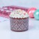 Paper form for cupcake, muffin and kulich "Lace Silver Mix" 60x45mm,