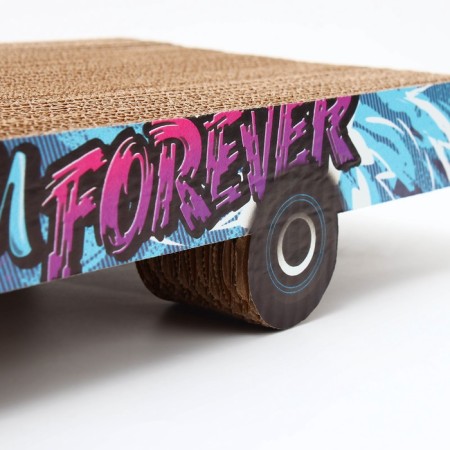 Coopete from cardboard with cat mint "Forever cats"-9