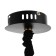 Chandelier 1700/6 LED 60W 3000-6000K Black 47x47x57 cm Bayerlux