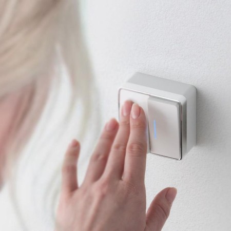 Two-valve switch with Gallant WL15-03-03-WHITE backlight, white color-1