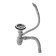 Kitchen sink Mixline 528190, mortise, 0.6 mm, 57x45x16 cm, left, out. 3 1/2 ", with Siphon