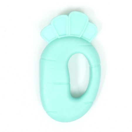 Dog toy "Carrots", TPE, 10 cm, green-1