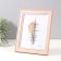 Photo frame plastic 15x20 cm "Antik" pink with a white stripe 1.5x18.8x23.8 cm