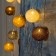 Garland “thread” 5 m with nozzles “creamy cream”, ip20, transparent thread, 20 LED, glow warm white, 220 V