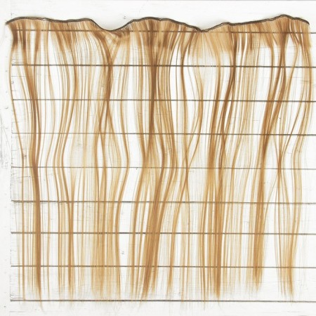 Hair Tress for dolls "straight" hair length: 40 cm, width: 50 cm, No. 18-2
