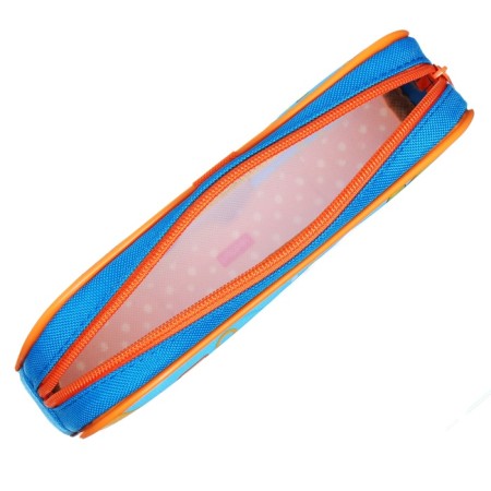 Penal soft, 1 compartment, 80 x 210 x 40 mm, voluminous, Hatber, "Napshell Orange" NPK_65219-3