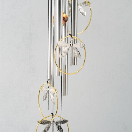Wind Music Metal "Dragonfly" 4 tubes 70 cm-2