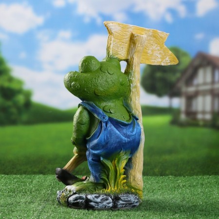 Garden figure "Frog - all in the garden" 38x28x15cm-2