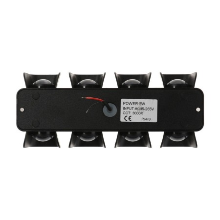 Facade lamp "Elegant", FSD-041, 8 W, 3000K, 4 rays, IP65, 220 V, plastic, black-8