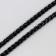 Chain with 2 carabiners link thickness 0.2 mm 0.6x60 cm black