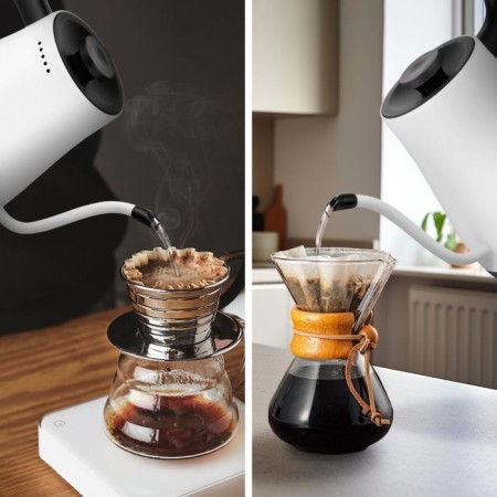 KITFORT KT-6673 coffee kettle, 1000–1200 W, 0.8 l, cord length 0.7 m-1