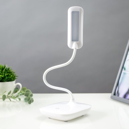 Sensory table lamp 16758/1 LED 2W 6000K USB AKB White 13x10.5x38 cm Risalux-4