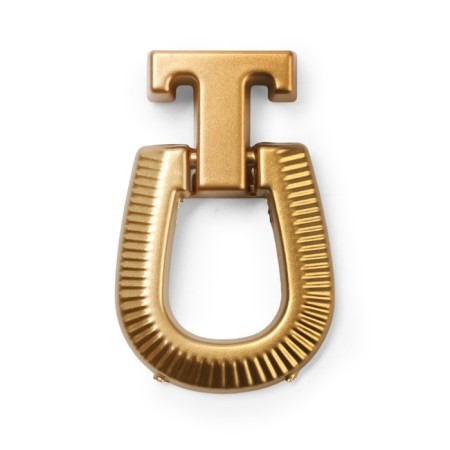 Cappio Earring, aluminum, gold-color pen.-2