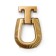 Cappio Earring, aluminum, gold-color pen.
