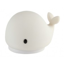 NLED-411-1W-W LED nightlight on batteries or from USB soft silicone white