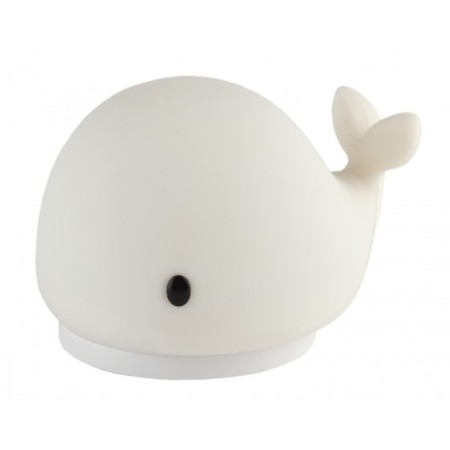NLED-411-1W-W LED nightlight on batteries or from USB soft silicone white