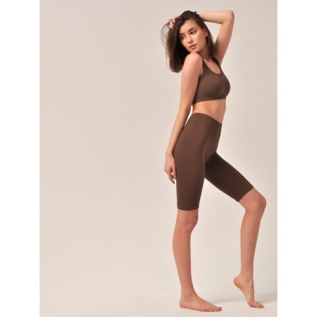Women's bicycles in the Rubchik Short Leggings RIB, size 46-48, dark brown color-2