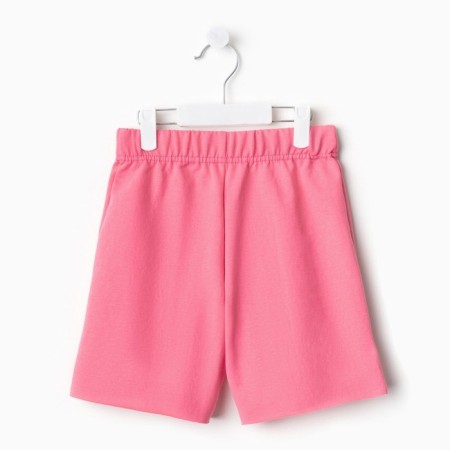 Kit for girls (T -shirt, shorts) minku pink color, height 128-8