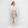 Women's skirt in Minaku fold: casual collection color pink cage, pr 44
