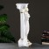 Column "with a girl" white gold 65cm