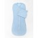 Lightning diaper with a hat with a hat, height 68-74 cm, blue color