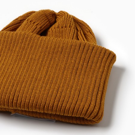 Children's hat, mustard color, size 52-56-2
