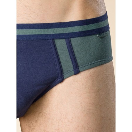 Men's panties, size 46, color black, blue, 2 pcs-3