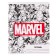 Notebook in a line of 24 sheets, 5 types of mix, cover covering cardboard, avengers