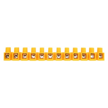 Klemic screw block KV-40 25-40, current 100 A, polypropylene yellow rexant (10 pcs.-3