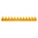 Klemic screw block KV-40 25-40, current 100 A, polypropylene yellow rexant (10 pcs.