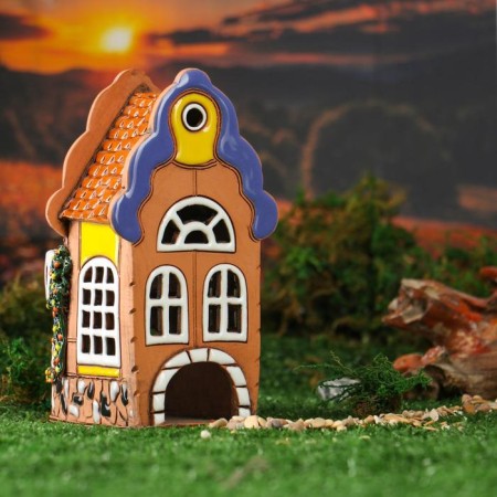 Aroma lace house "Veranda", 18 cm, handmade, mix,-1